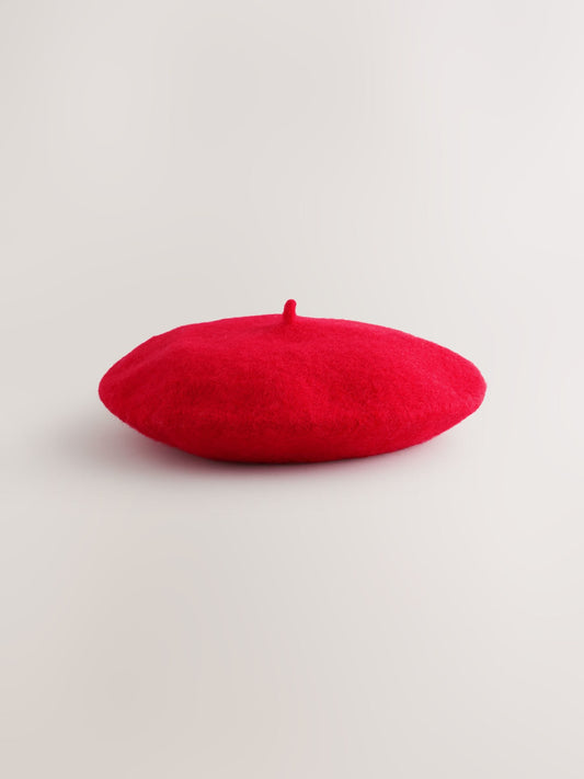 Red Beret Hat (3mths-16yrs) image 1