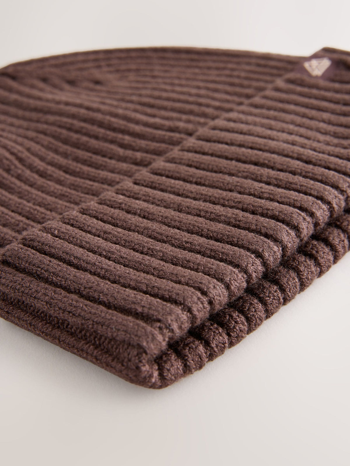 Chocolate Brown Knitted Beanie Hat (1-16yrs) - image 3
