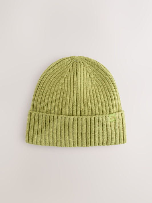 Citrine Yellow Knitted Beanie Hat (1-16yrs) image 1