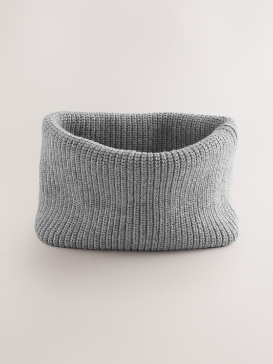 Grey Knitted Snood (1-16yrs) image 1