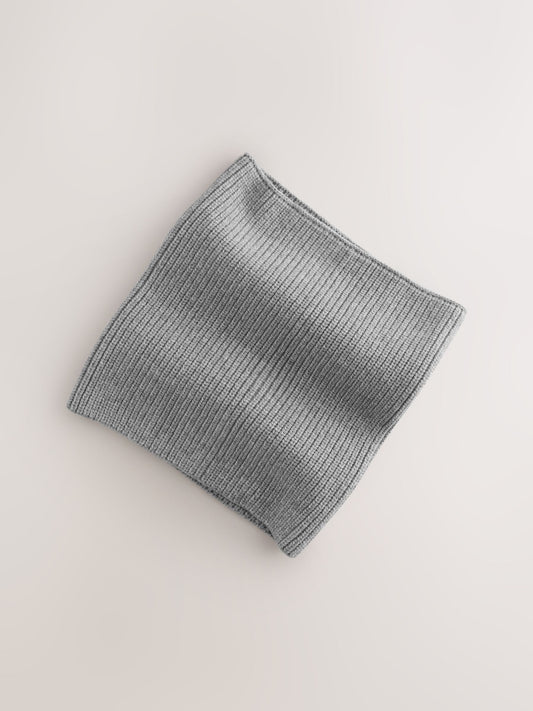 Grey Knitted Snood (1-16yrs) image 3