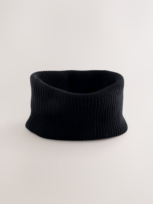 Black Knitted Snood (1-16yrs) image 1
