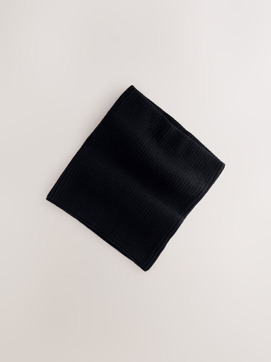 Black Knitted Snood (1-16yrs) image 3