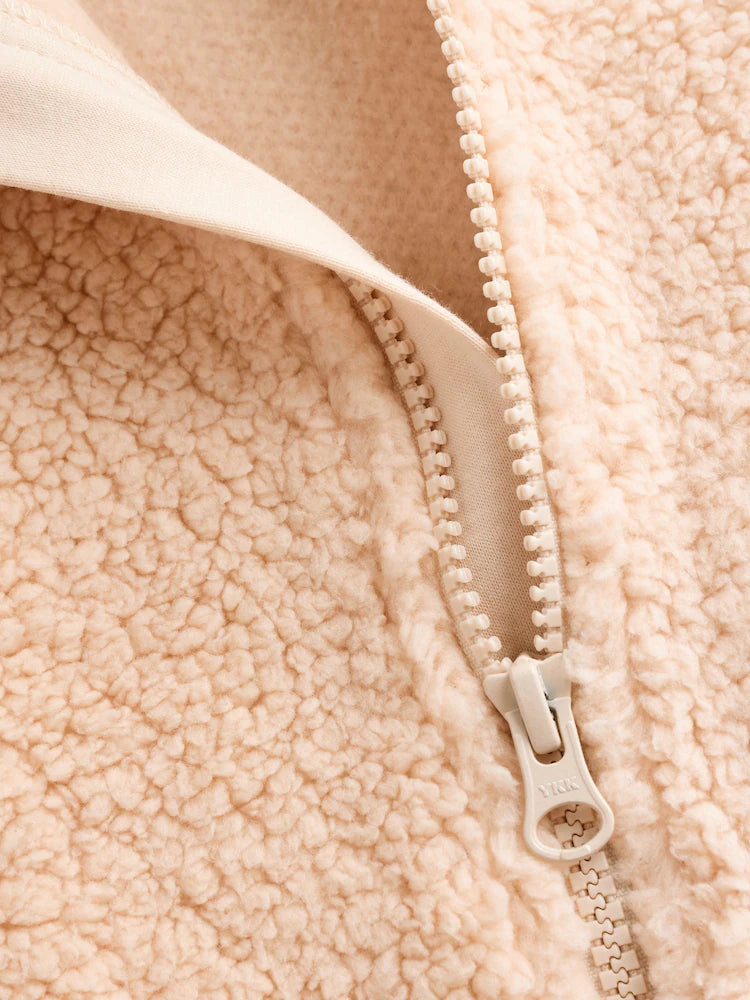 Neutral Bear Baby Heavy Fleece Sleepsuit