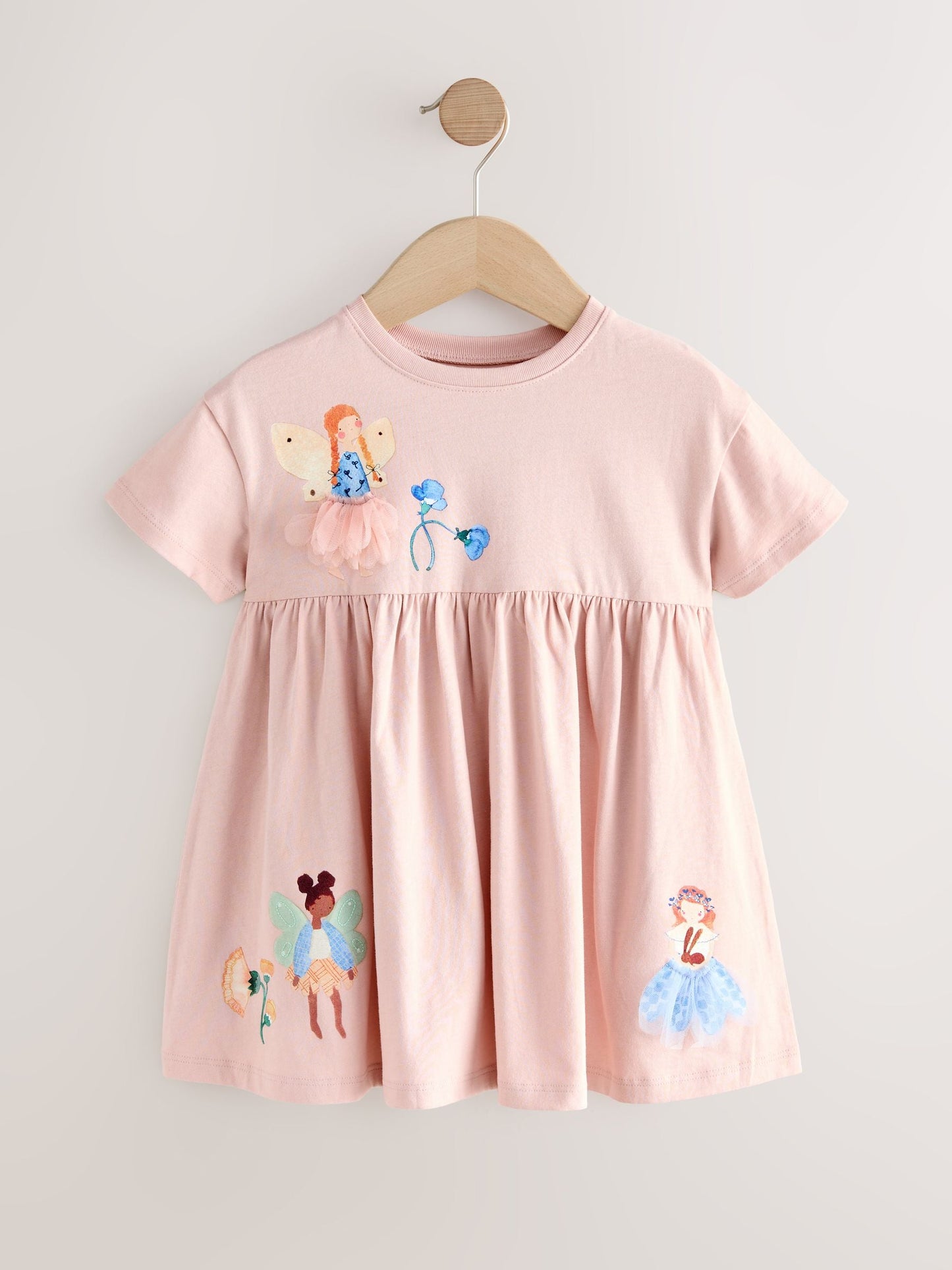 Fairy Pink Jersey Summer Dress (3mths-7yrs)