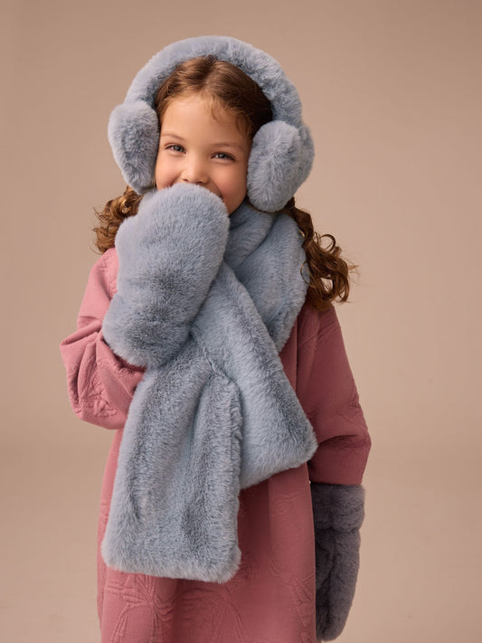 Grey Heart Ear Muff image 1