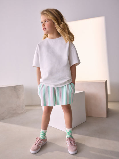 Dsiney Kidz - White Oversized Heavyweight T-Shirt (3-16yrs) image 2