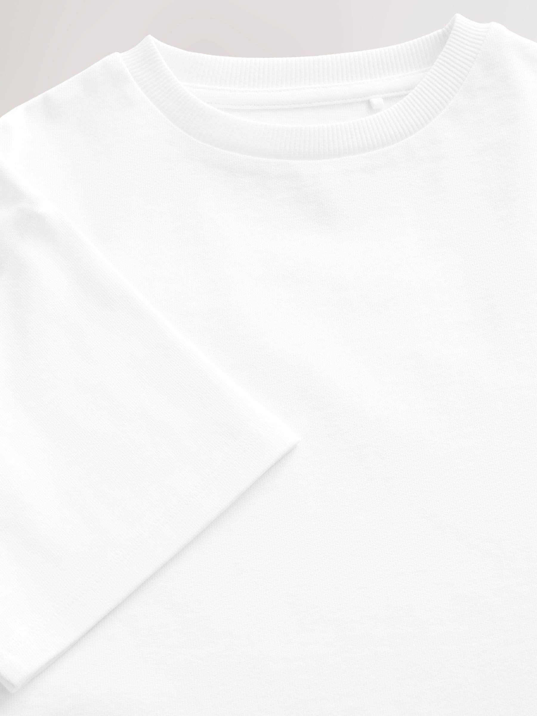 Dsiney Kidz - White Oversized Heavyweight T-Shirt (3-16yrs) image 7
