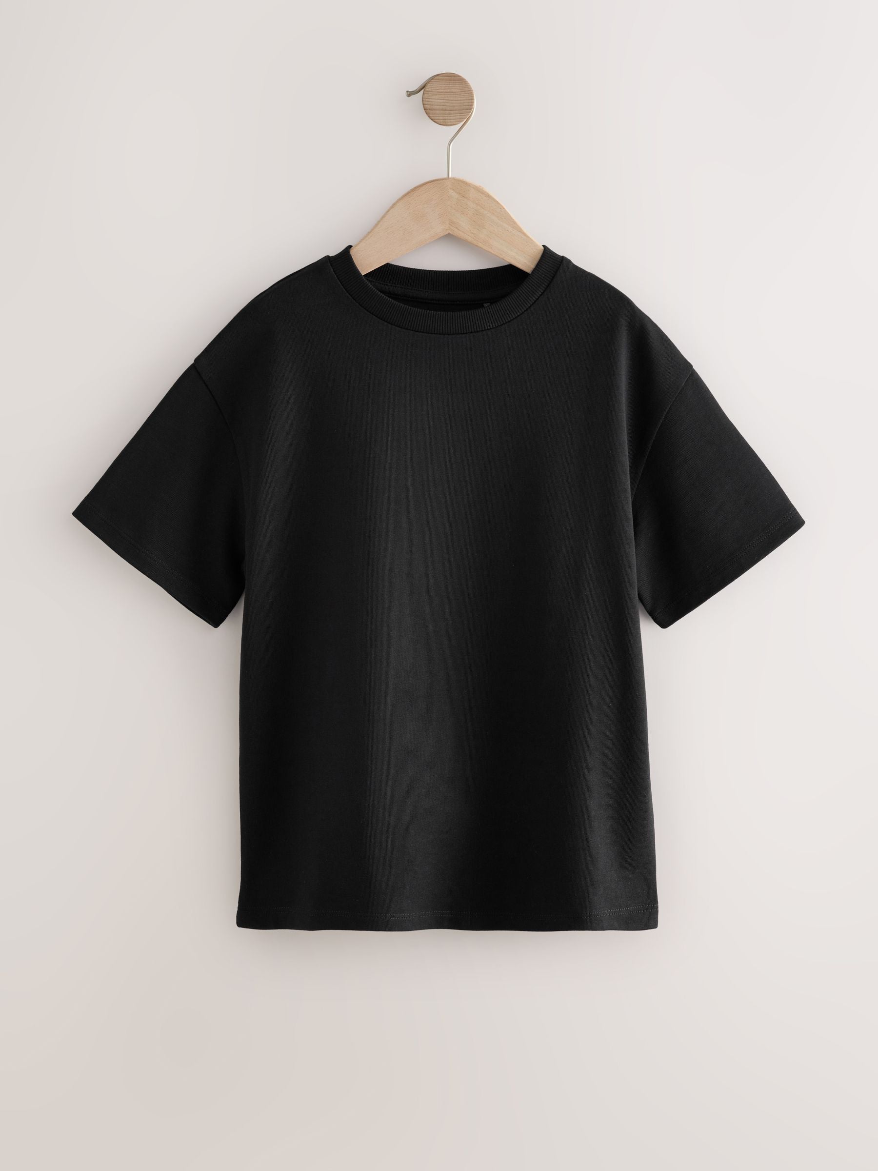 Dsiney Kidz - Black Oversized Heavyweight T-Shirt (3-16yrs) image 4