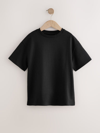 Dsiney Kidz - Black Oversized Heavyweight T-Shirt (3-16yrs) image 4