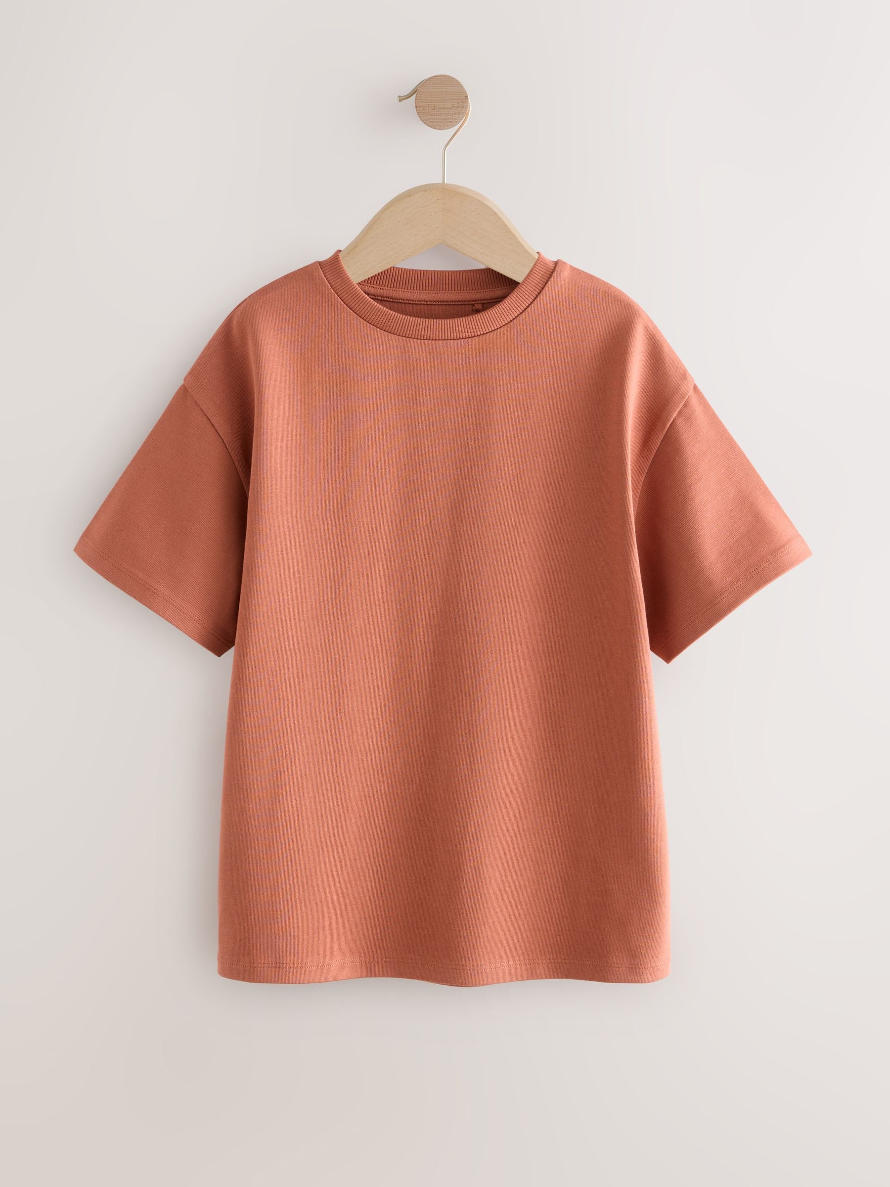 Dsiney Kidz - Rust Oversized Heavyweight T-Shirt (3-16yrs) image 4