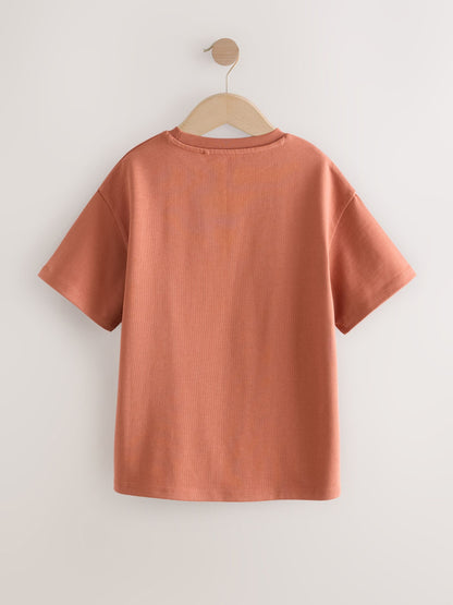 Dsiney Kidz - Rust Oversized Heavyweight T-Shirt (3-16yrs) image 5