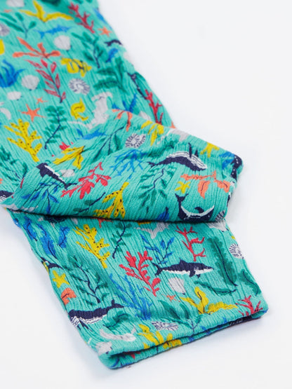 Frugi Blue Maris Playsuit Dungarees image 6