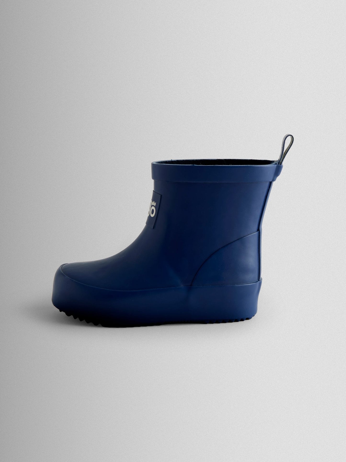 JoJo Maman Bébé Navy Blue Short Plain Wellie Boot image 3