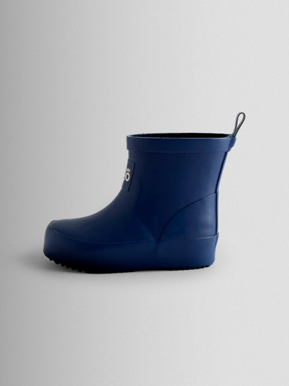 JoJo Maman Bébé Navy Blue Short Plain Wellie Boot image 3