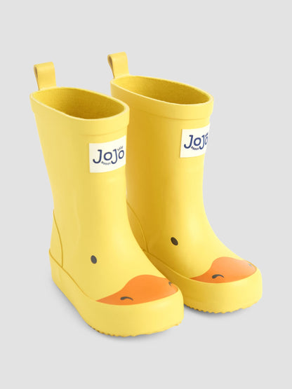 JoJo Maman Bébé Yellow Duck Character Wellies image 1
