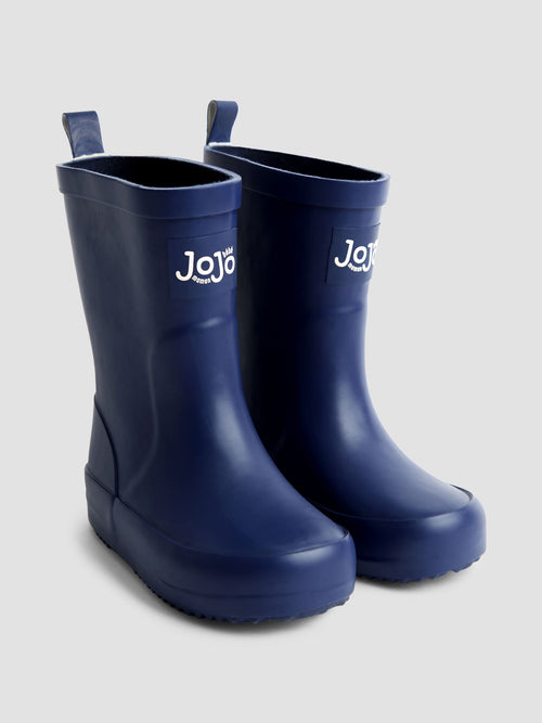 JoJo Maman Bébé Navy Plain Wellies image 1