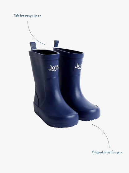 JoJo Maman Bébé Navy Plain Wellies image 3