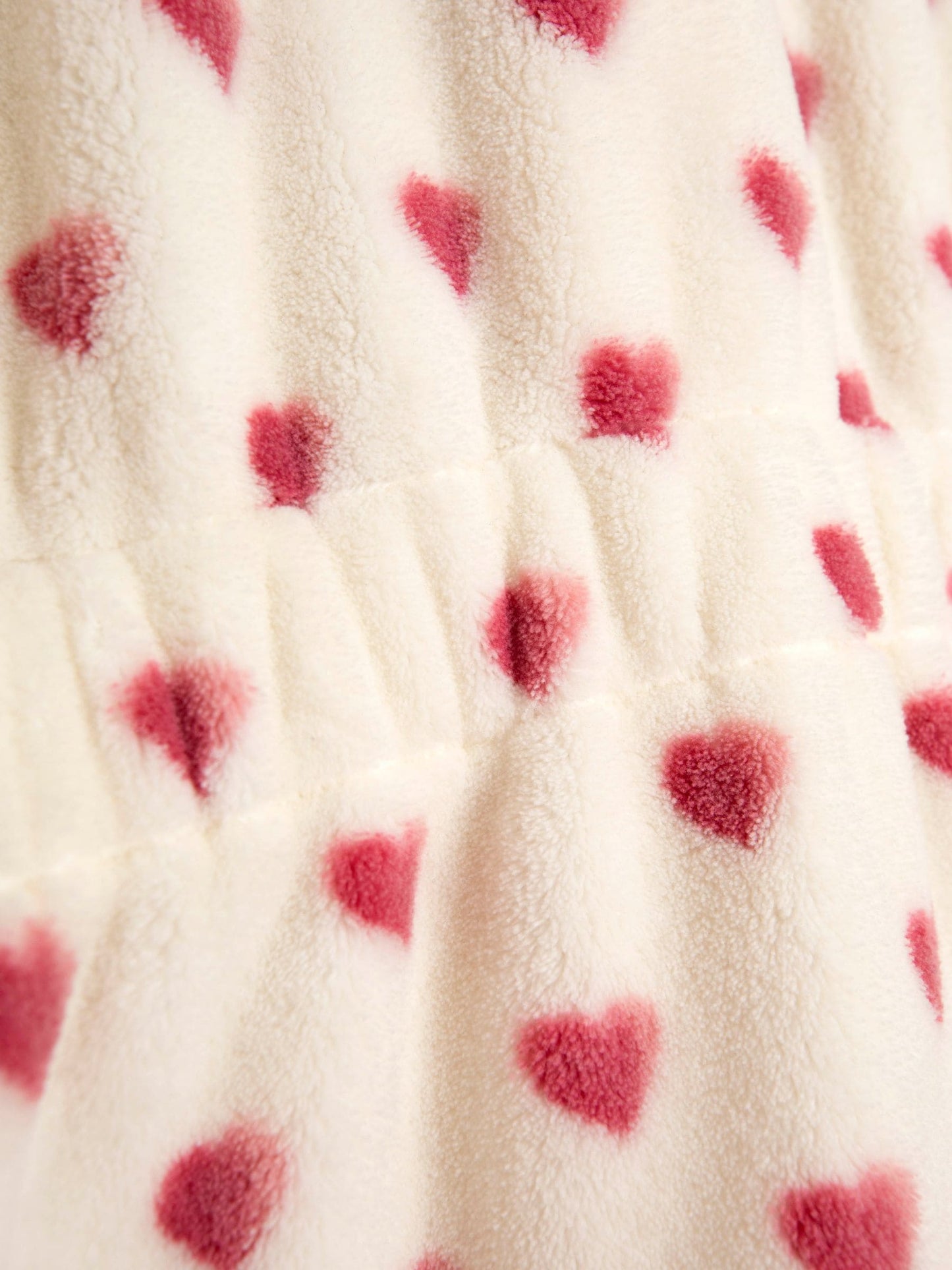 JoJo Maman Bébé Cream Heart Dressing Gown image 6