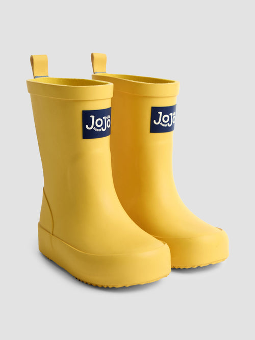 JoJo Maman Bébé Yellow Plain Wellies image 1