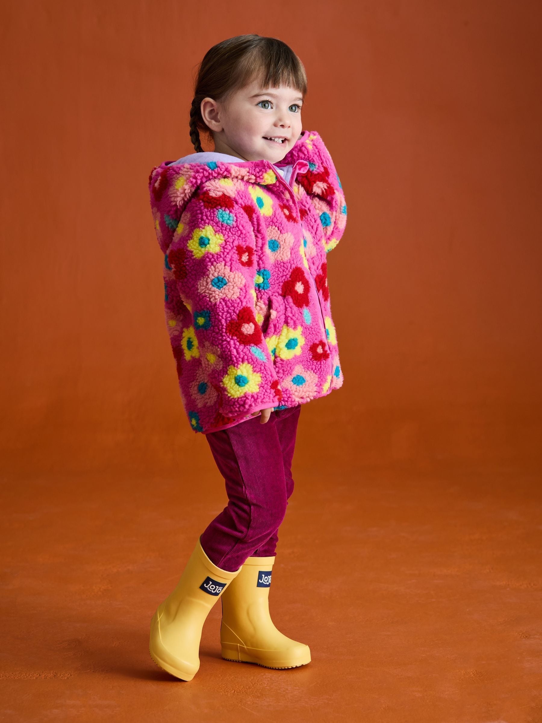 JoJo Maman Bébé Yellow Plain Wellies image 2
