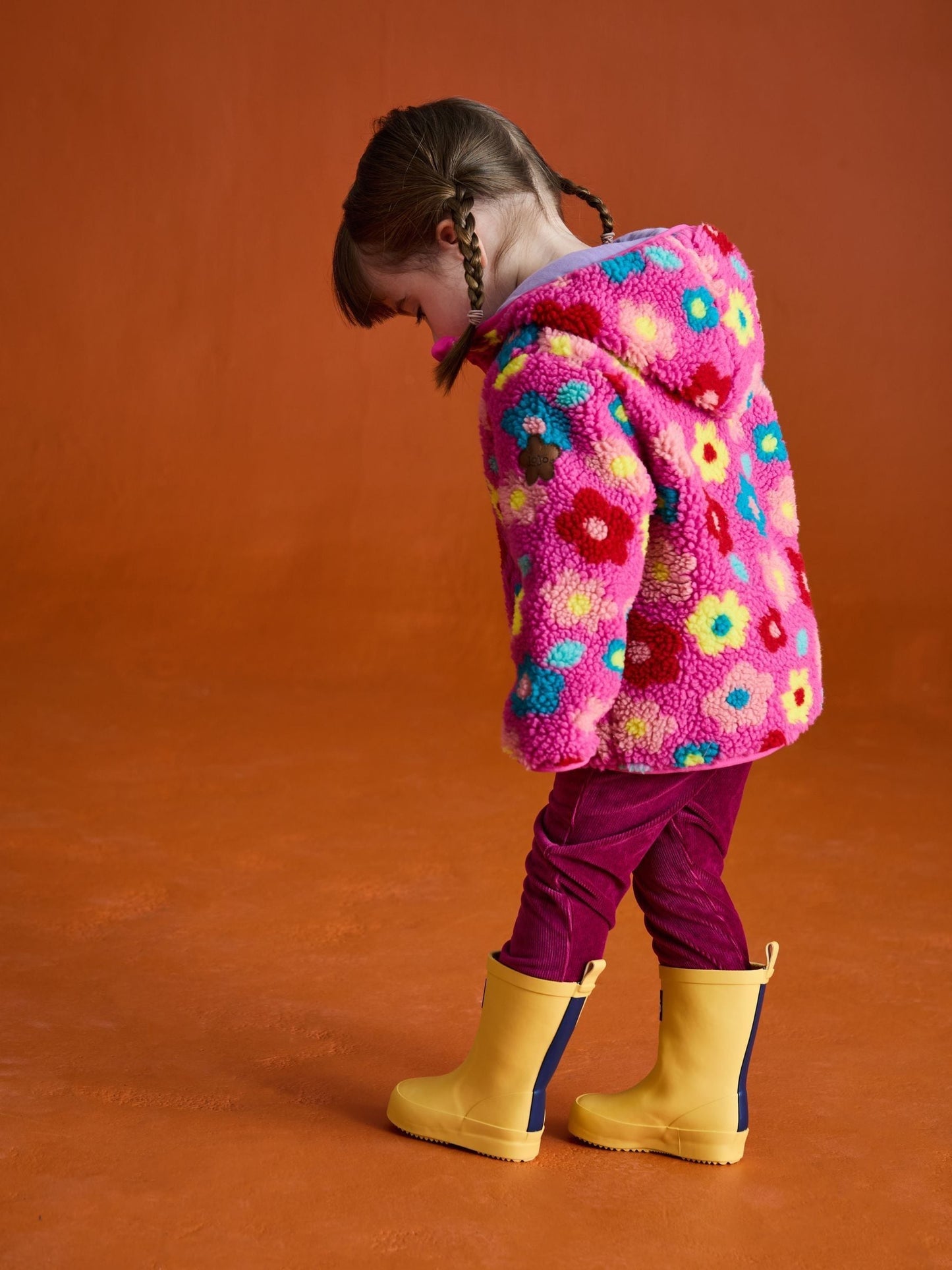 JoJo Maman Bébé Yellow Plain Wellies image 5