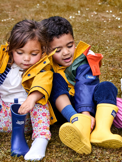 JoJo Maman Bébé Yellow Plain Wellies image 6