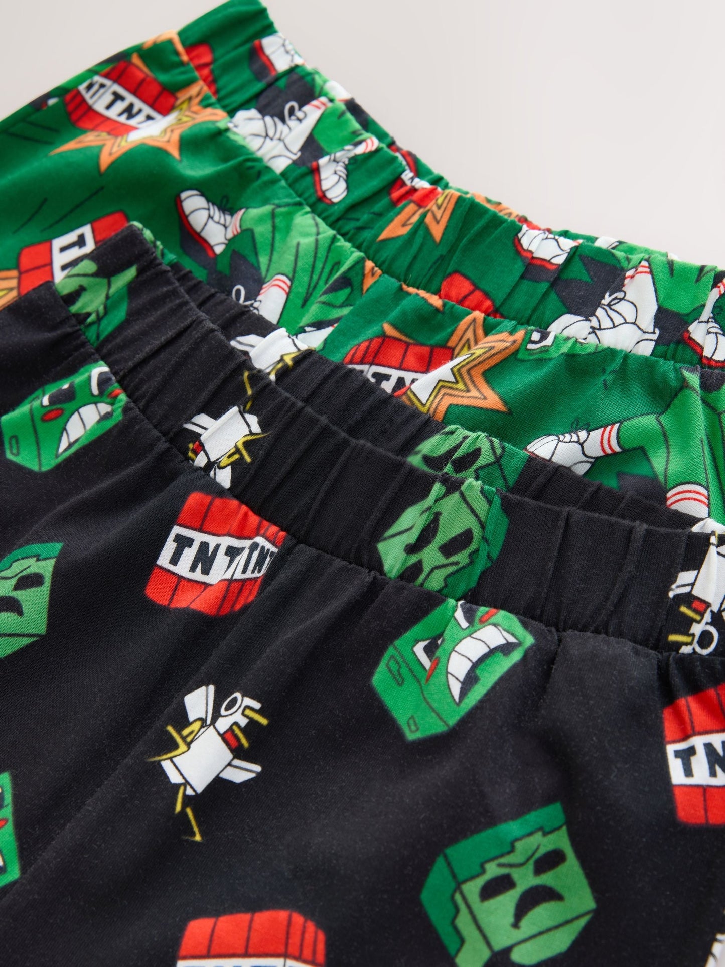 Dsiney Kidz - Green/Black Minecraft Jogger Pyjamas 2 Pack (5-16yrs) image 11