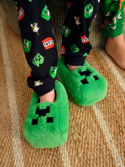 Dsiney Kidz - Green/Black Minecraft Jogger Pyjamas 2 Pack (5-16yrs) image 6
