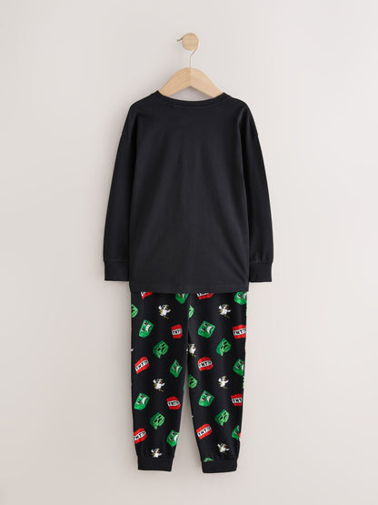 Dsiney Kidz - Green/Black Minecraft Jogger Pyjamas 2 Pack (5-16yrs) image 8