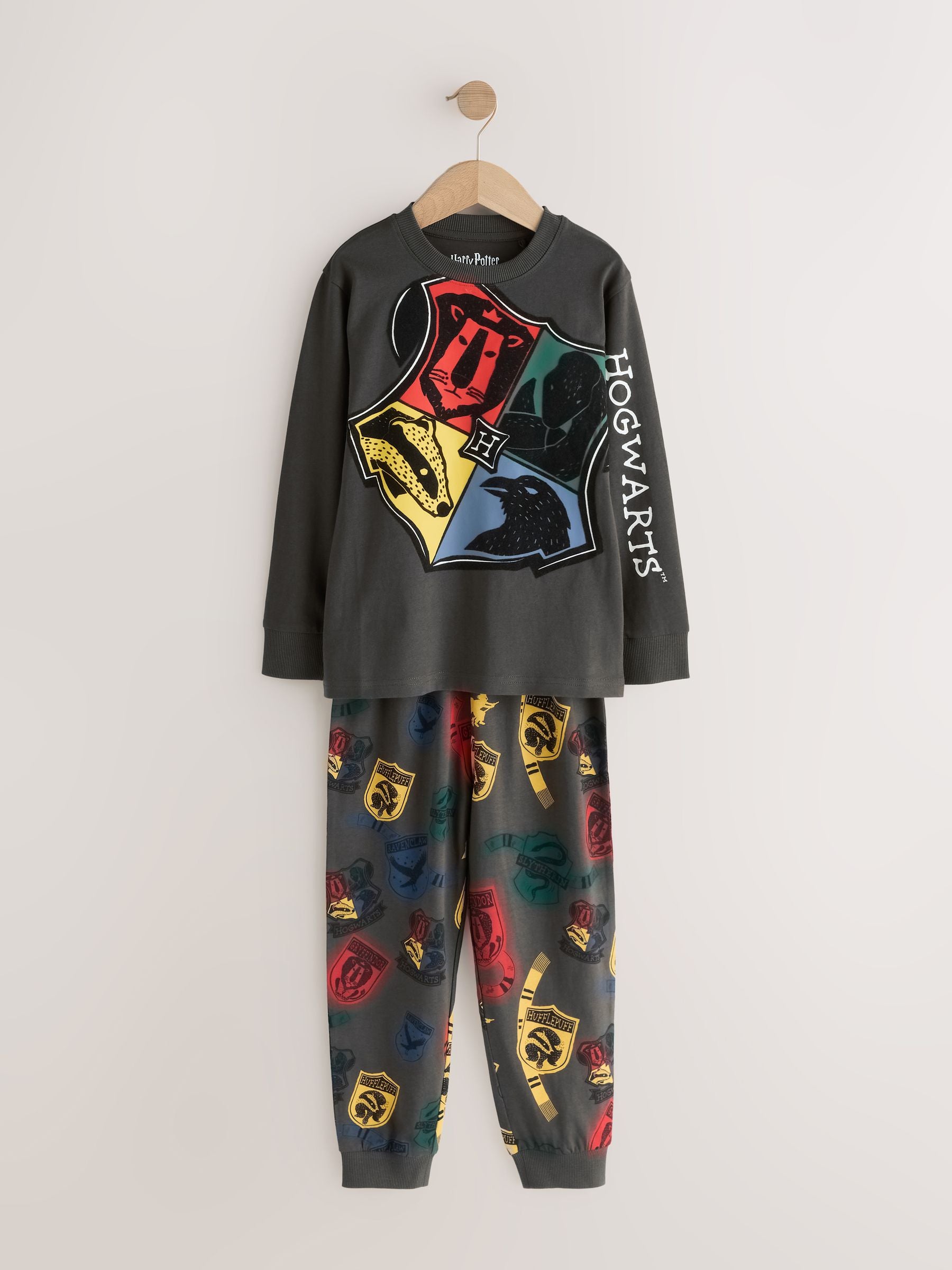 Grey/Blue Harry Potter Single Pyjamas (4-16yrs) image 5