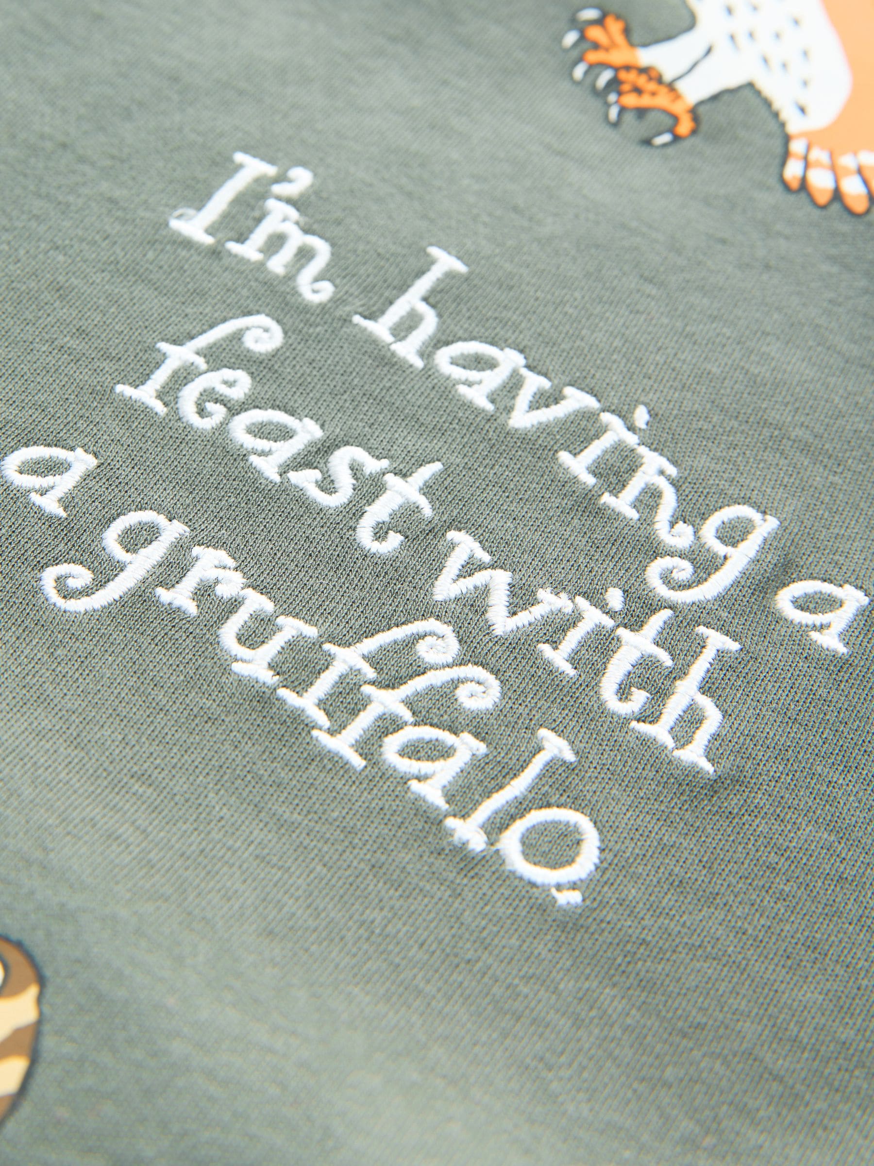 Dsiney Kidz - Charcoal Grey/Brown Gruffalo Single Snuggle Pyjamas (9mths-9yrs) image 7