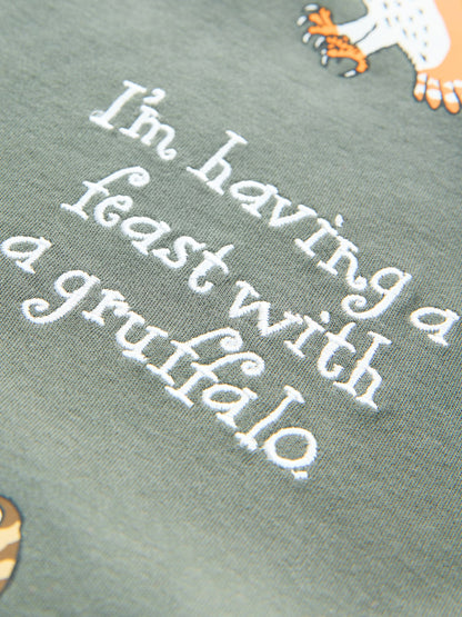 Dsiney Kidz - Charcoal Grey/Brown Gruffalo Single Snuggle Pyjamas (9mths-9yrs) image 7
