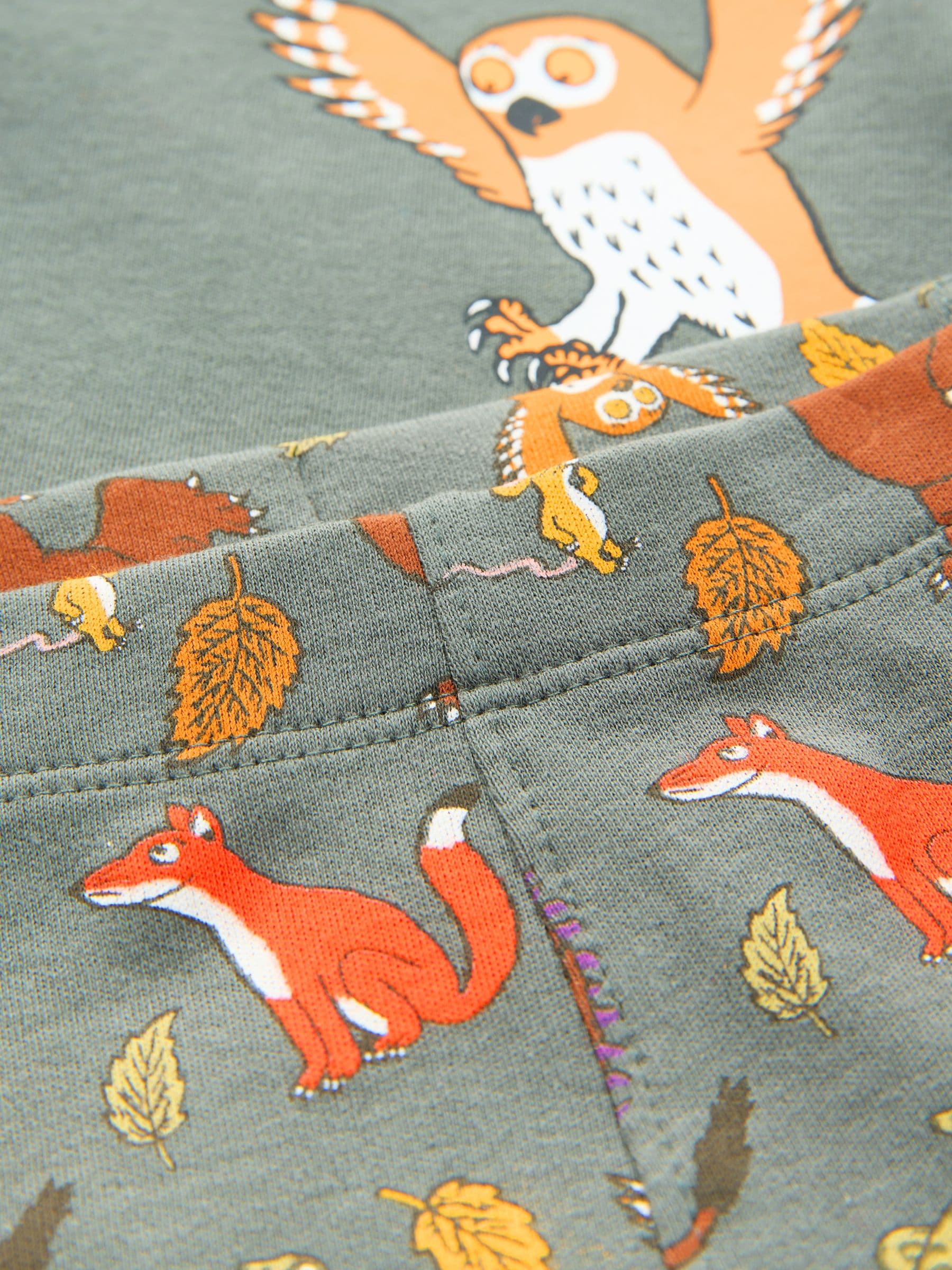 Dsiney Kidz - Charcoal Grey/Brown Gruffalo Single Snuggle Pyjamas (9mths-9yrs) image 8