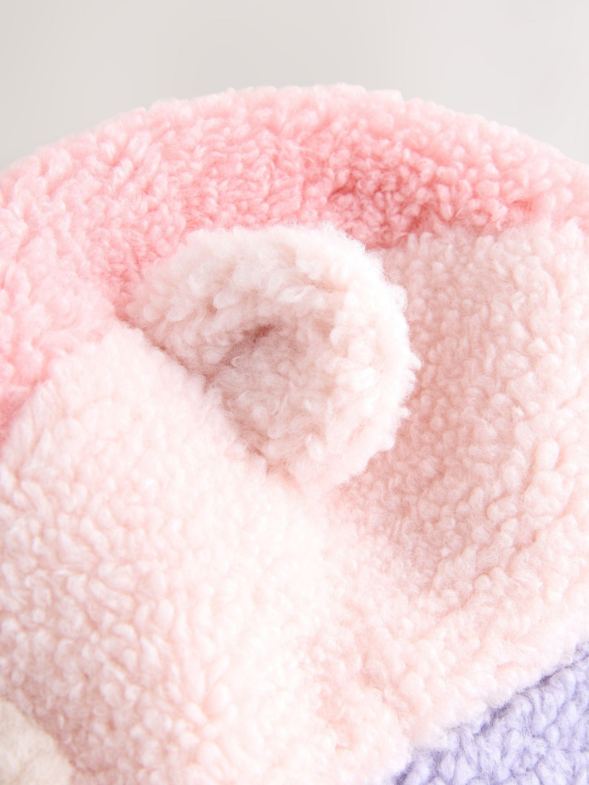 Multi Patchwork Borg Baby Trapper Hat - image 2