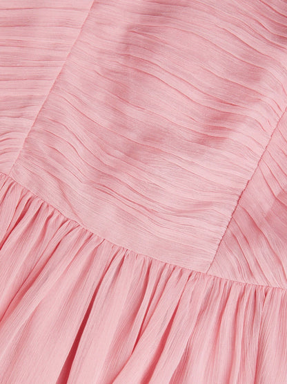Monsoon Pink Ayo Halter Prom Maxi Dress - image 3