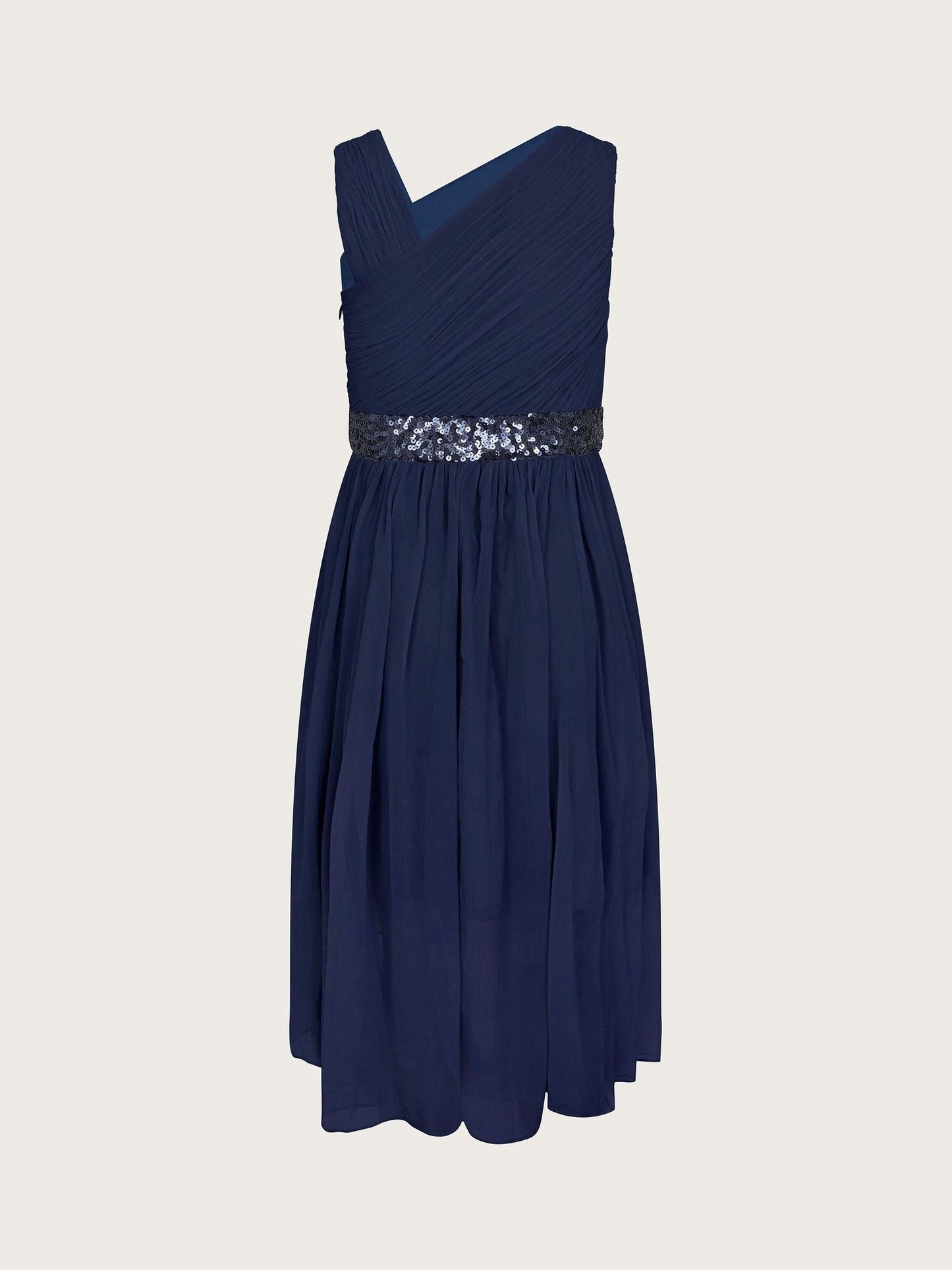 Monsoon Blue Abigail One-Shoulder Prom Dress image 3