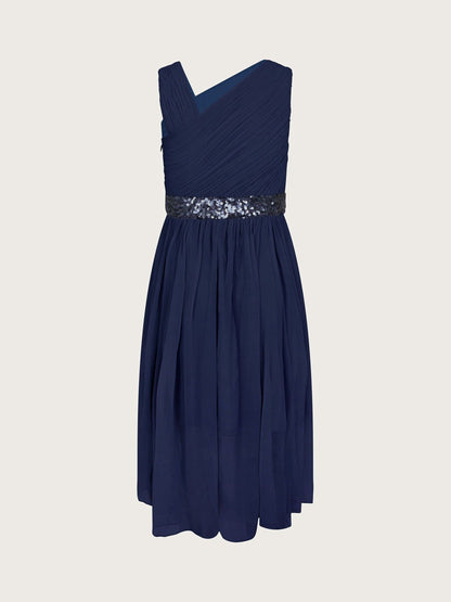 Monsoon Blue Abigail One-Shoulder Prom Dress image 3