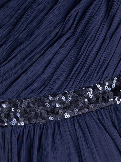 Monsoon Blue Abigail One-Shoulder Prom Dress image 4