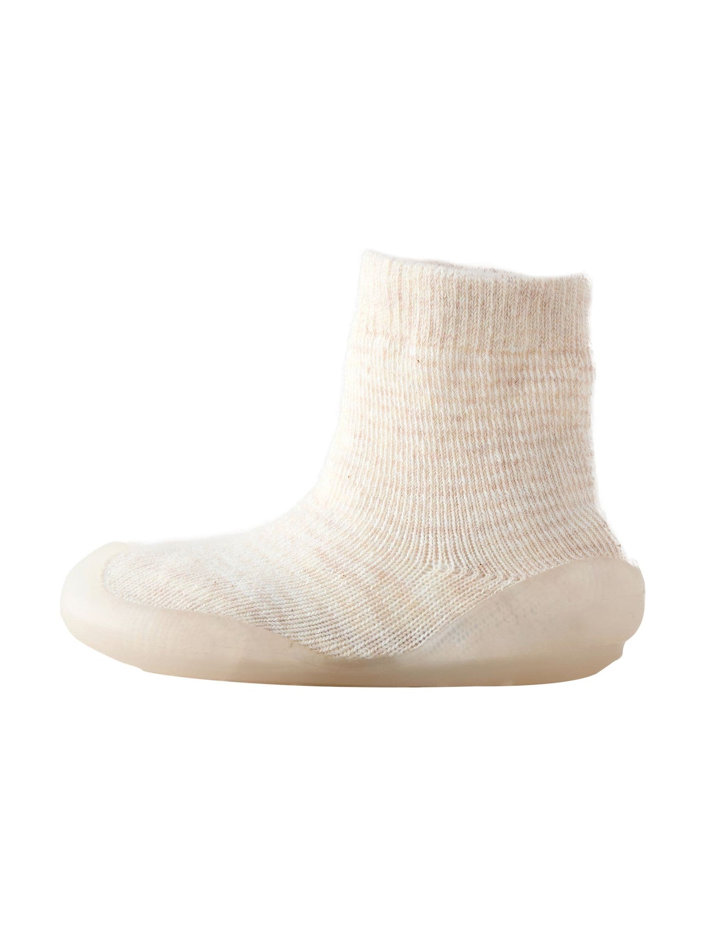 Neutral Stripe Crawler Sock Shoes image 7