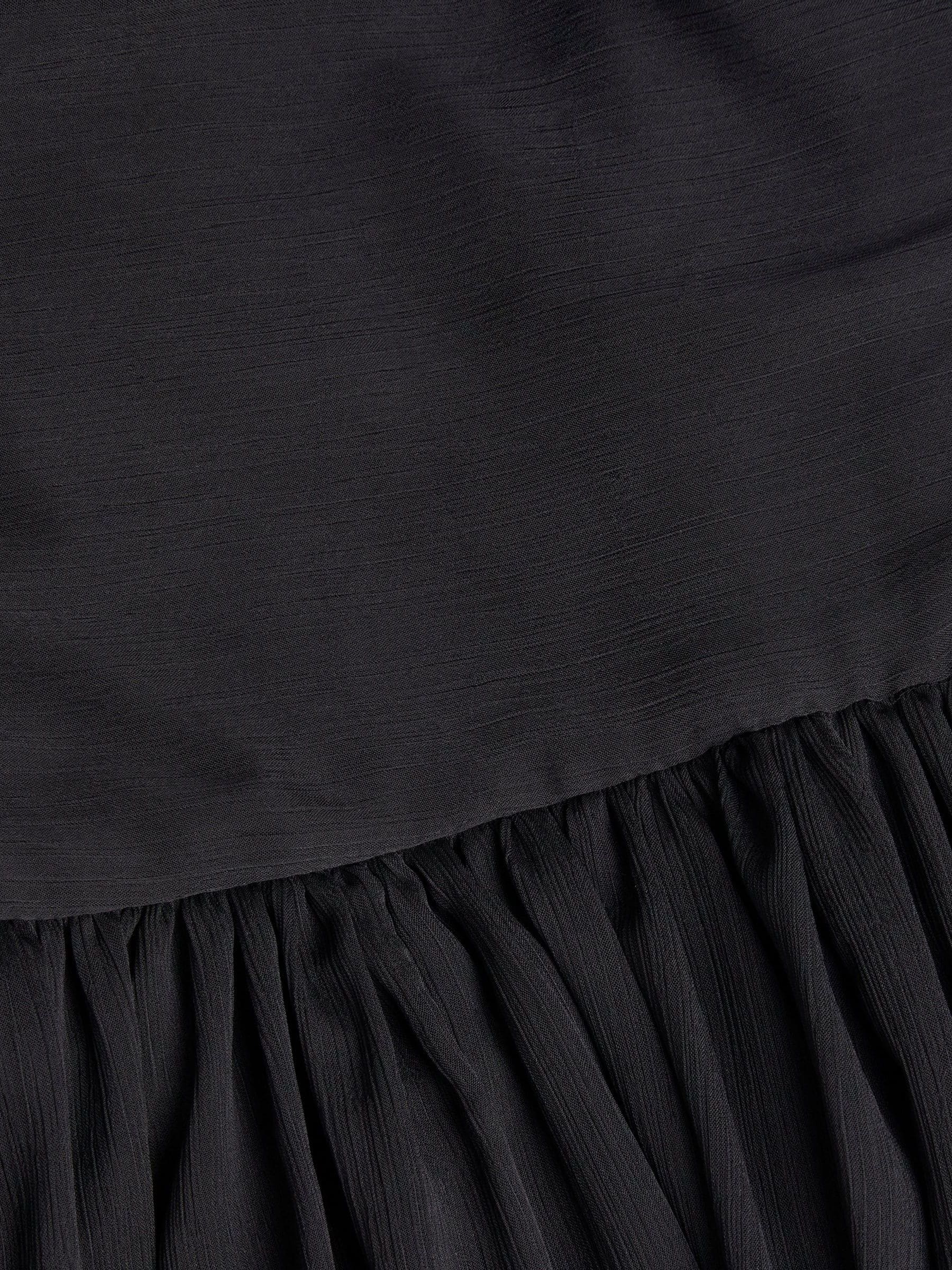 Monsoon Black Texas One Shoulder Prom Dress image 4