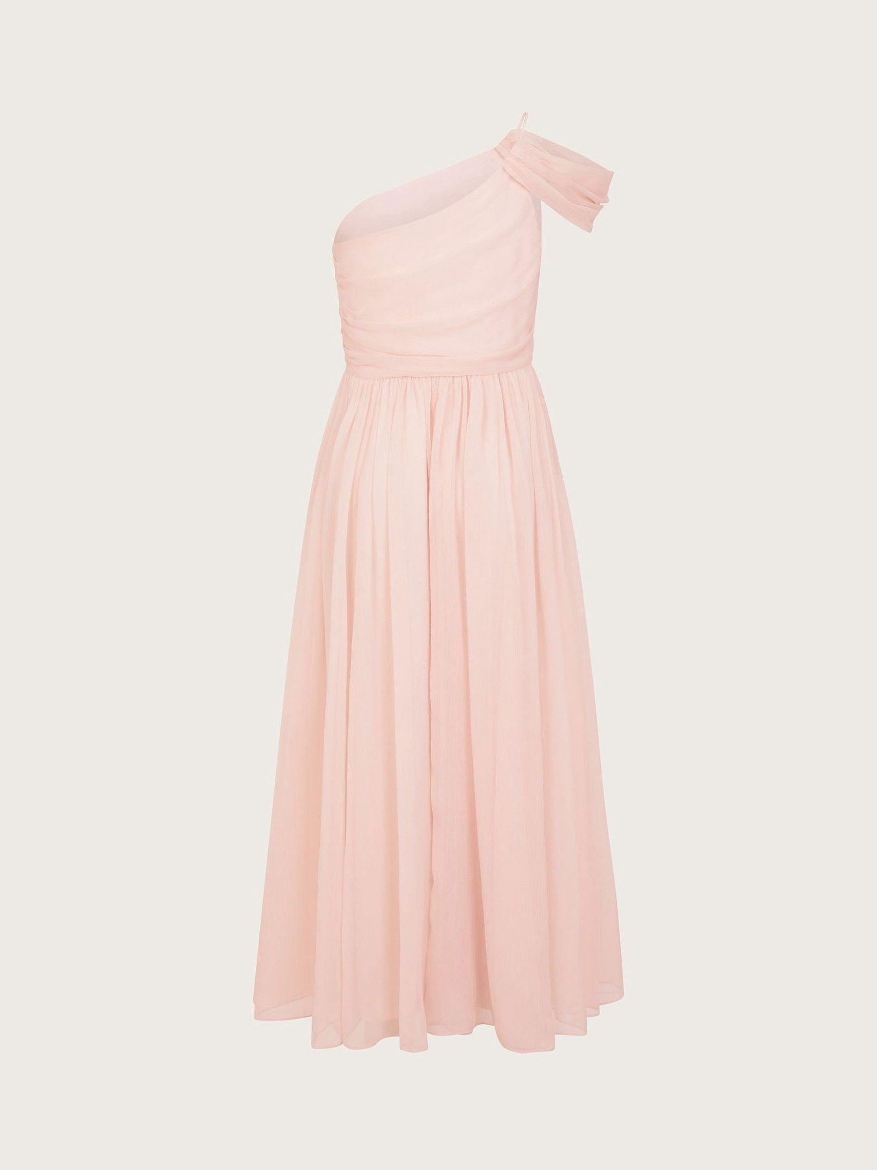 Monsoon Pink Texas One Shoulder Prom Dress image 3