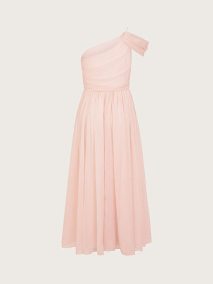 Monsoon Pink Texas One Shoulder Prom Dress image 3