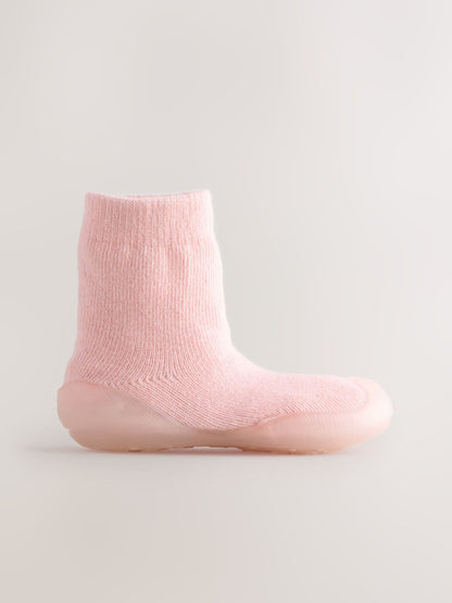 Pink Crawler Sock Shoes image 3