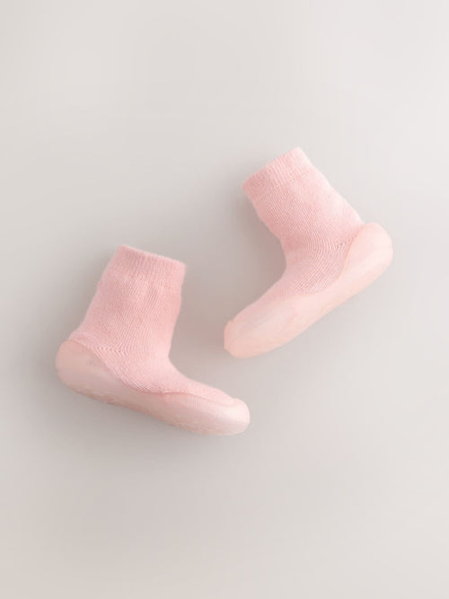 Pink Crawler Sock Shoes image 1