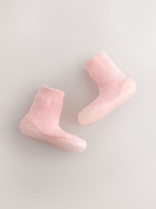 Pink Crawler Sock Shoes image 1