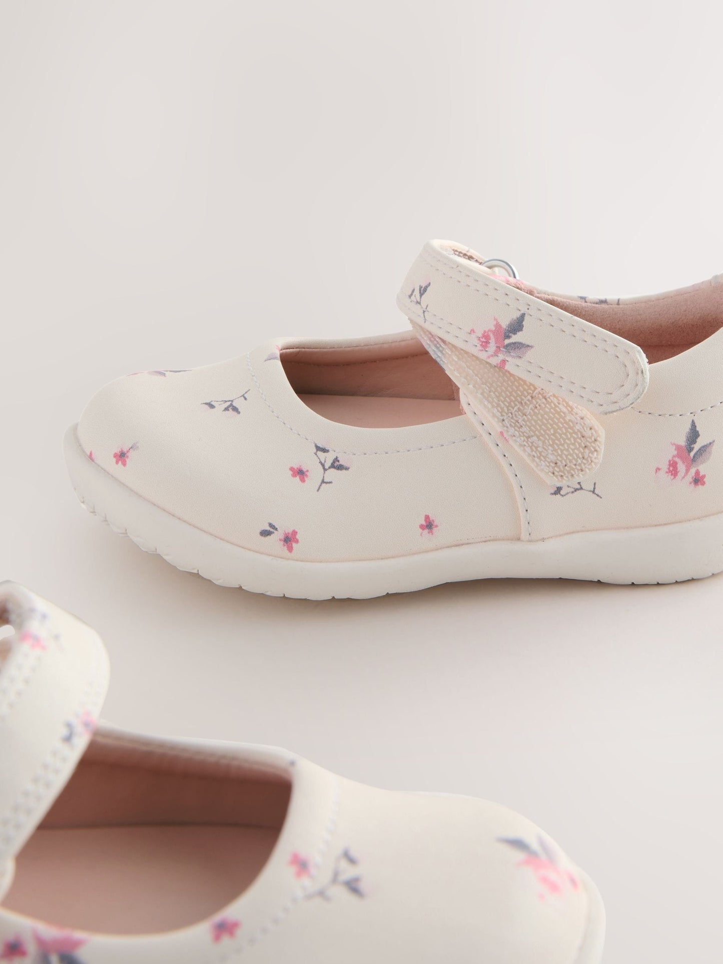 Neutral Wide Fit (G) First Walker Mary Jane Shoes image 5