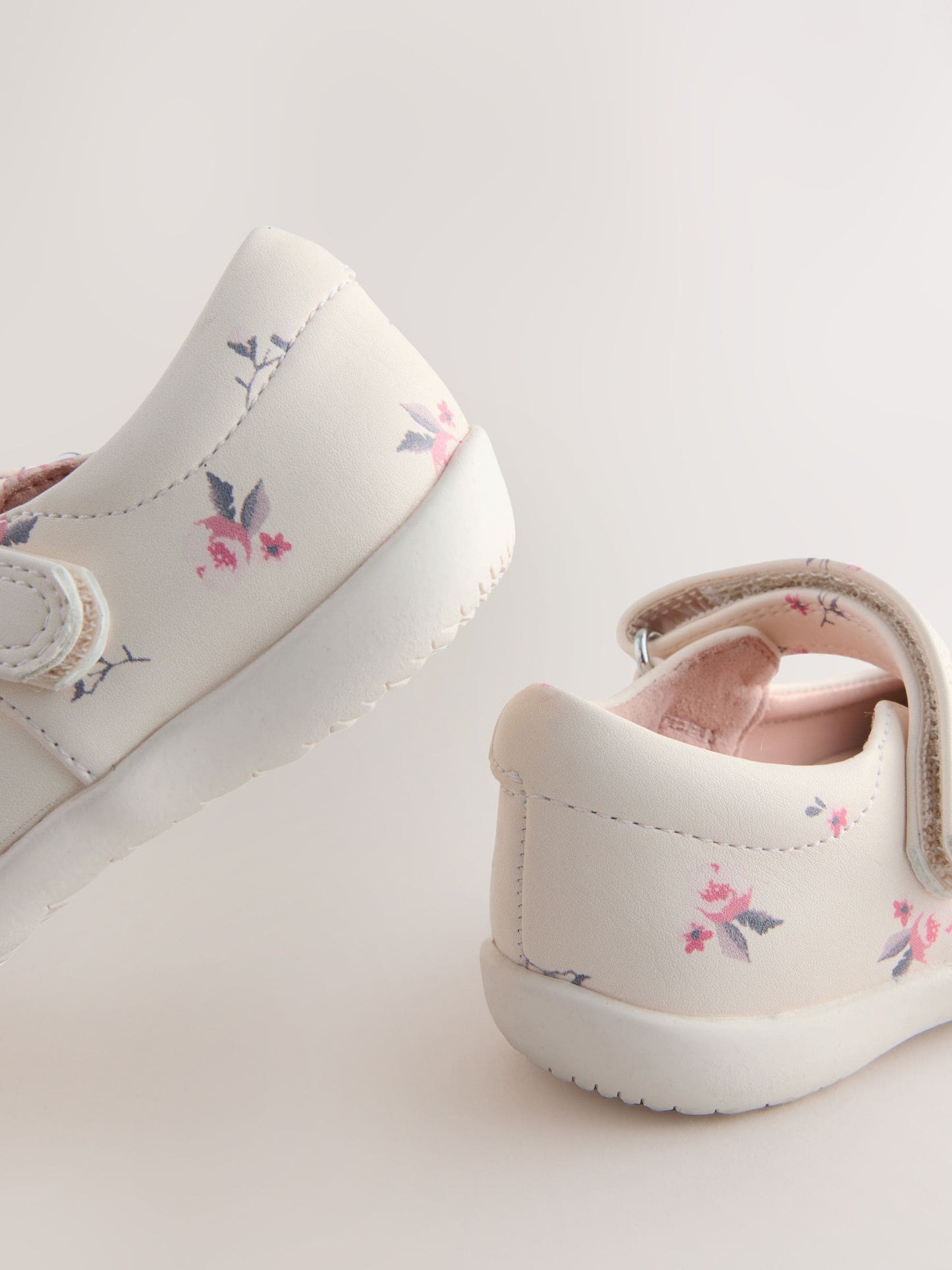 Neutral Wide Fit (G) First Walker Mary Jane Shoes image 6