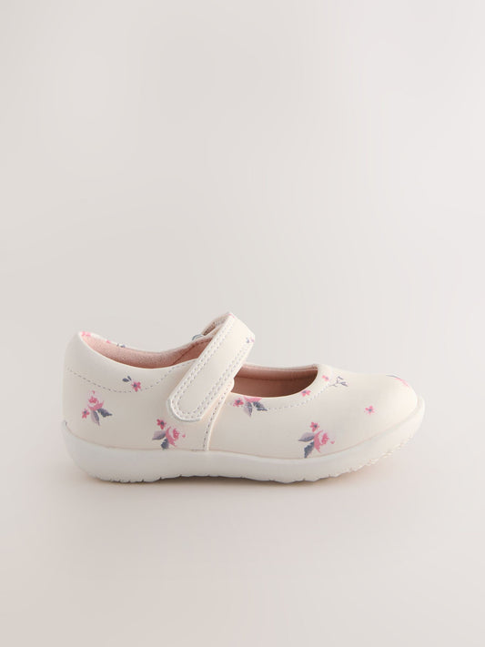 Neutral Standard Fit (F) First Walker Mary Jane Shoes image 1