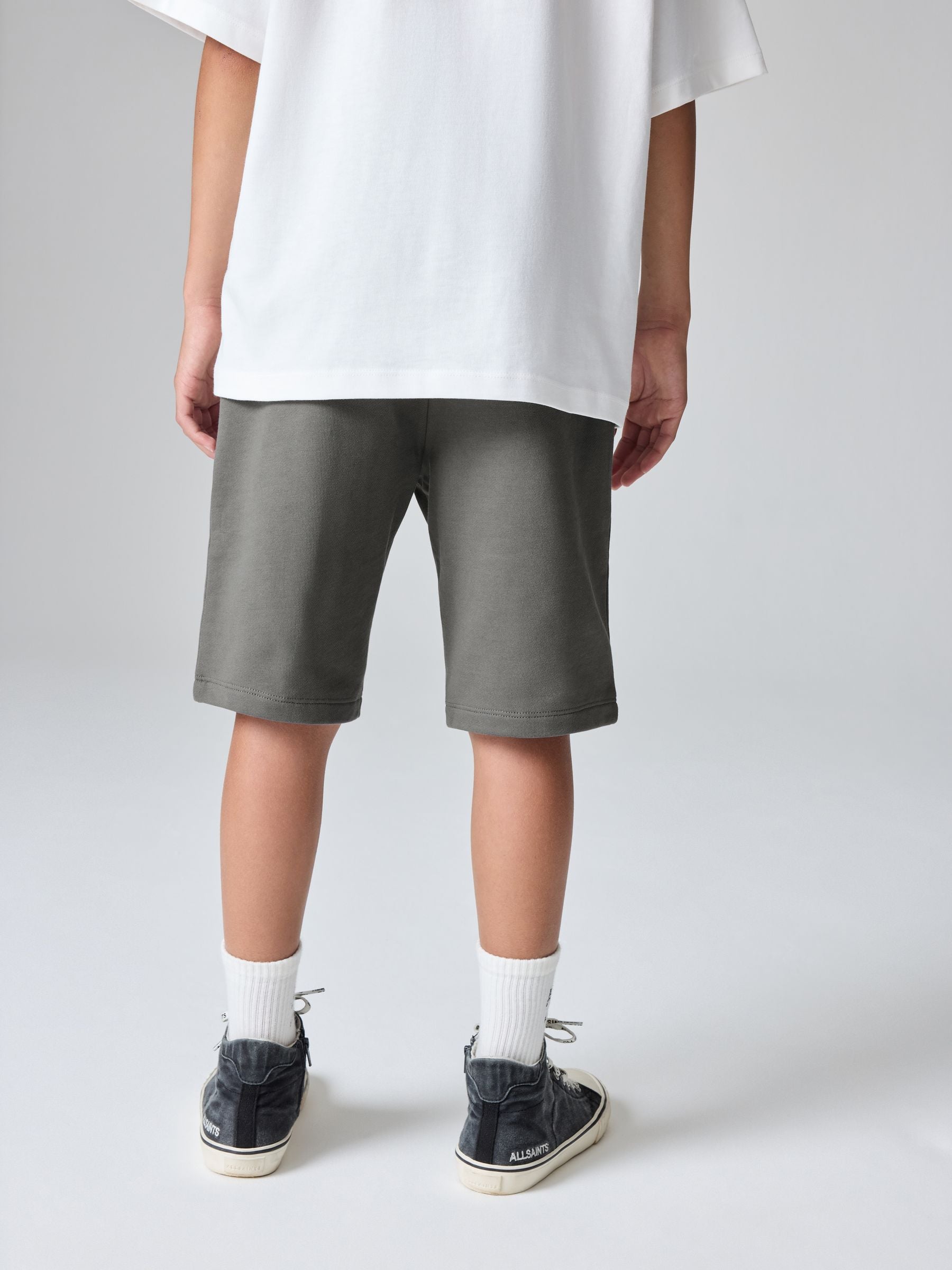 Dsiney Kidz - smALLSAINTS Charcoal Grey Underground Sweat Shorts image 2